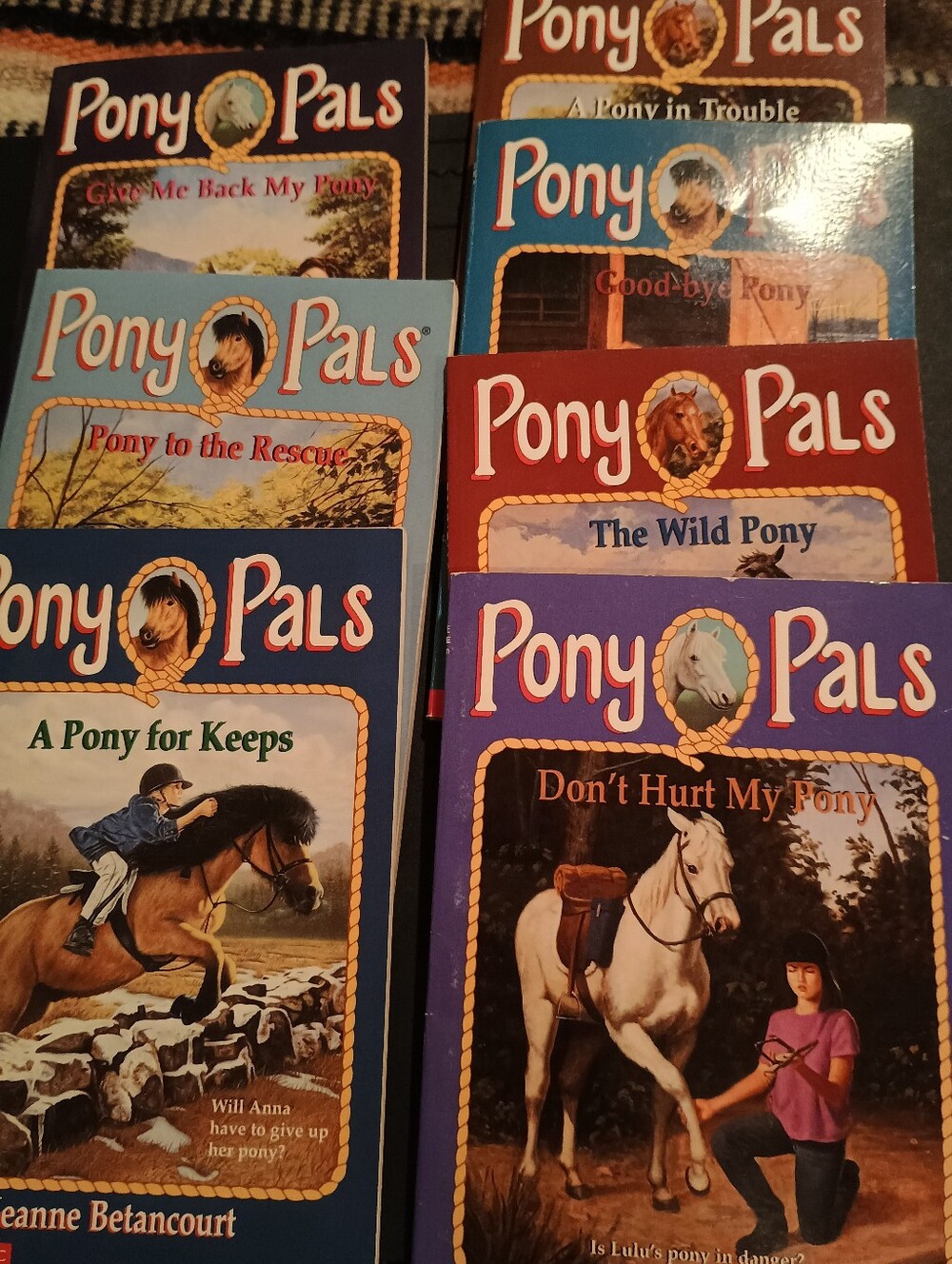 7 Pony Pals scholastic books from 1995-1996